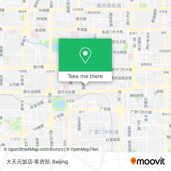 大天元饭店-客房部 map