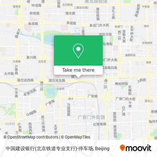 中国建设银行(北京铁道专业支行)-停车场 map