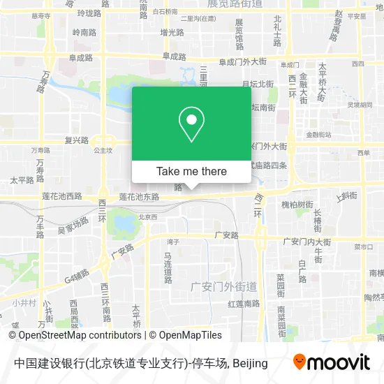 中国建设银行(北京铁道专业支行)-停车场 map