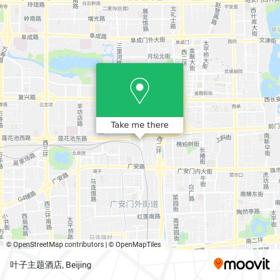 叶子主题酒店 map