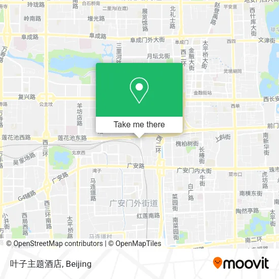 叶子主题酒店 map