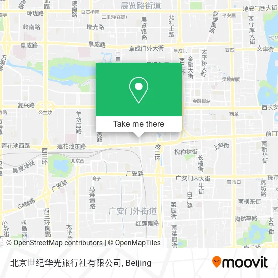北京世纪华光旅行社有限公司 map