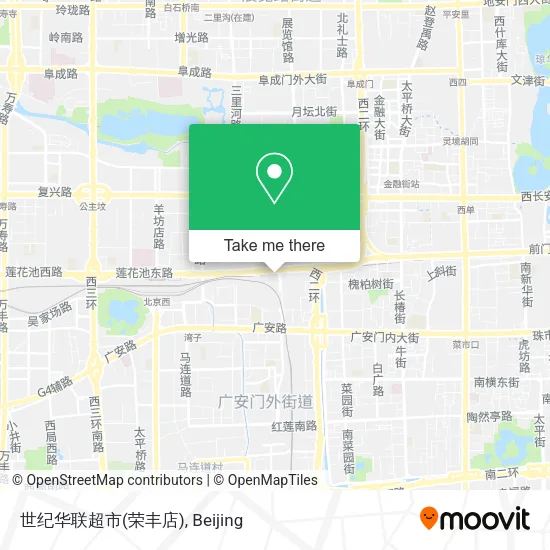 世纪华联超市(荣丰店) map