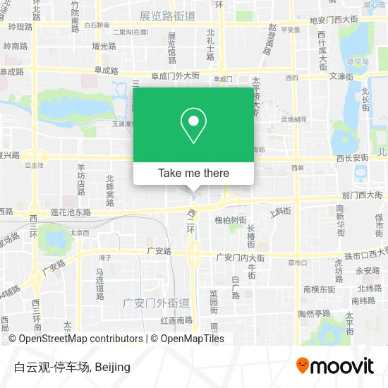 白云观-停车场 map