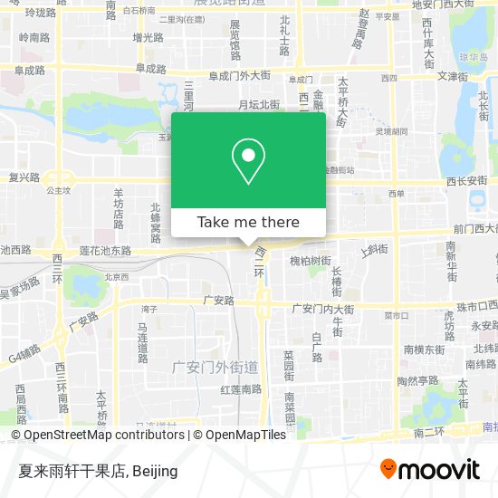 夏来雨轩干果店 map