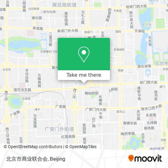 北京市商业联合会 map