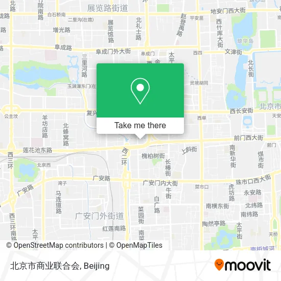北京市商业联合会 map
