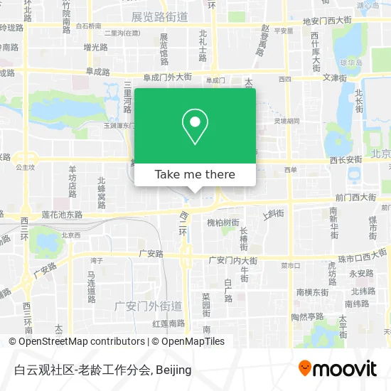 白云观社区-老龄工作分会 map