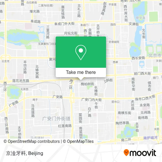 京淦牙科 map