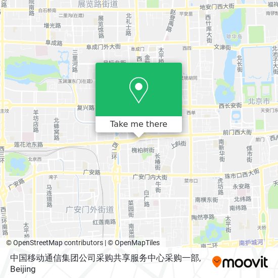 中国移动通信集团公司采购共享服务中心采购一部 map
