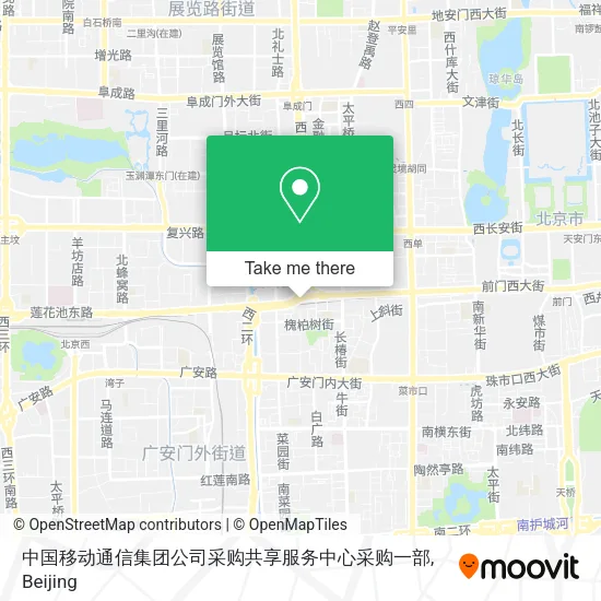 中国移动通信集团公司采购共享服务中心采购一部 map