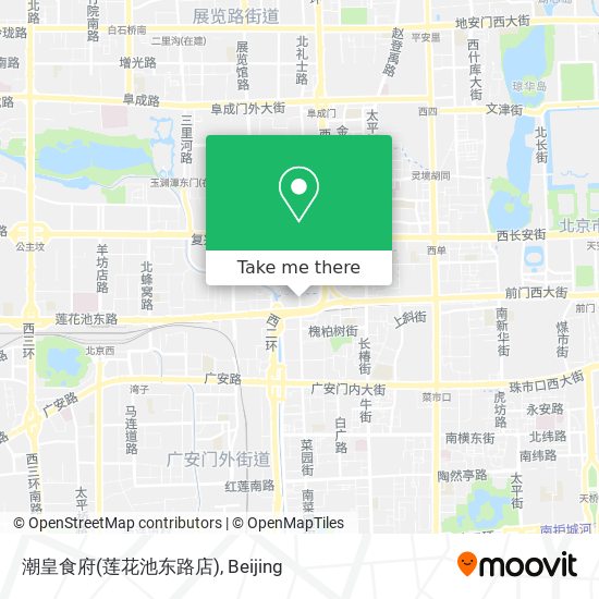 潮皇食府(莲花池东路店) map