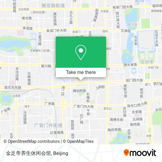 金足帝养生休闲会馆 map