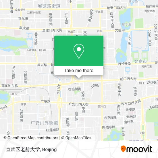宣武区老龄大学 map