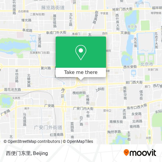 西便门东里 map