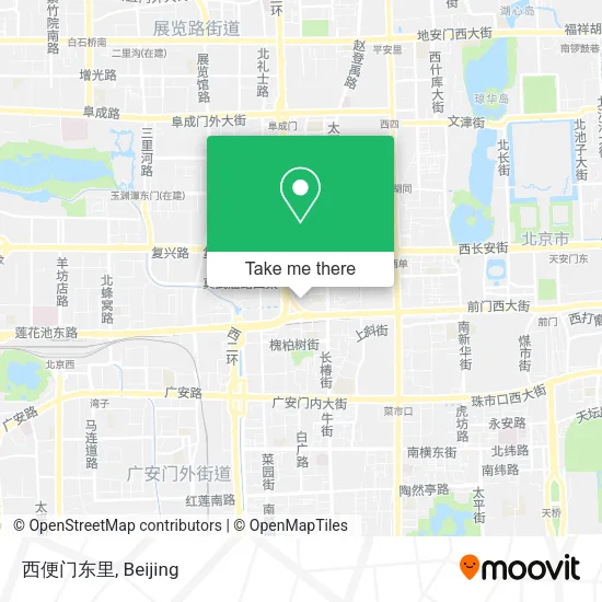 西便门东里 map