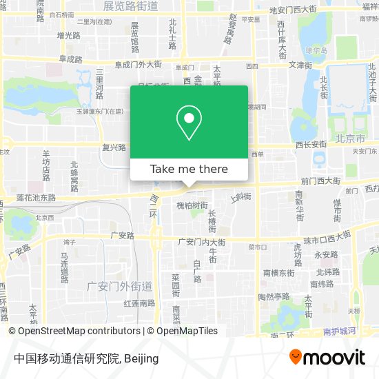 中国移动通信研究院 map