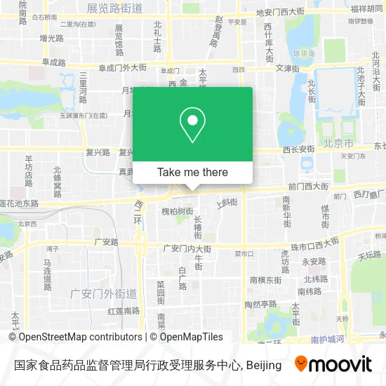 国家食品药品监督管理局行政受理服务中心 map