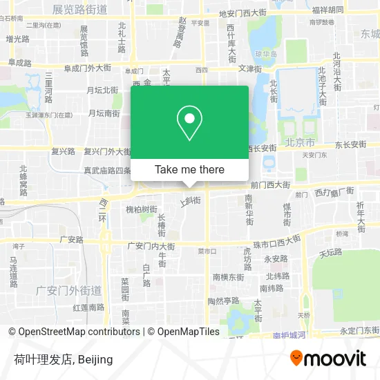 荷叶理发店 map