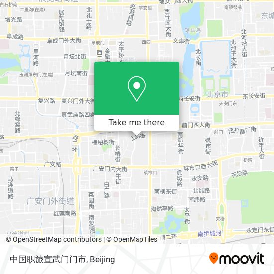 中国职旅宣武门门市 map