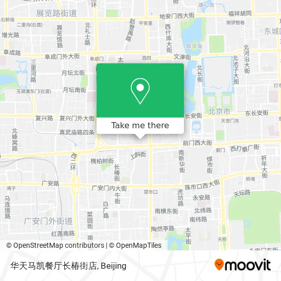 华天马凯餐厅长椿街店 map