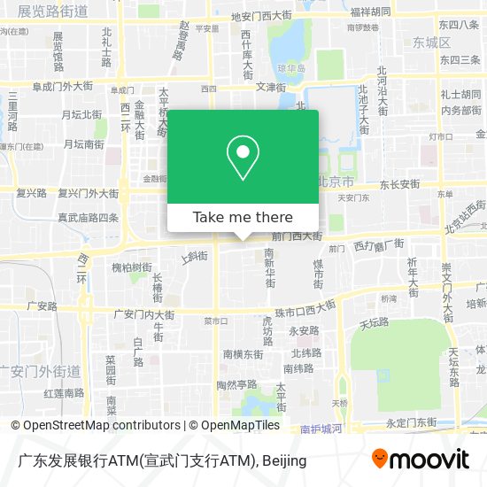广东发展银行ATM(宣武门支行ATM) map