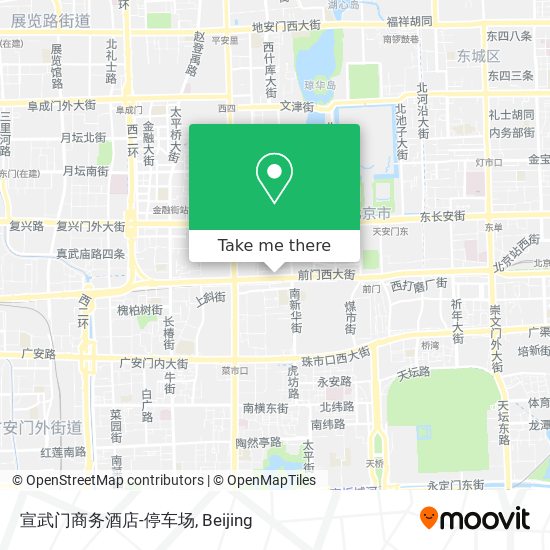 宣武门商务酒店-停车场 map