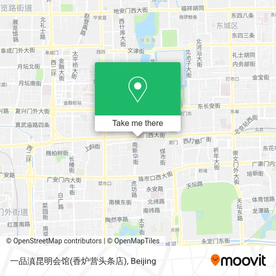 一品滇昆明会馆(香炉营头条店) map