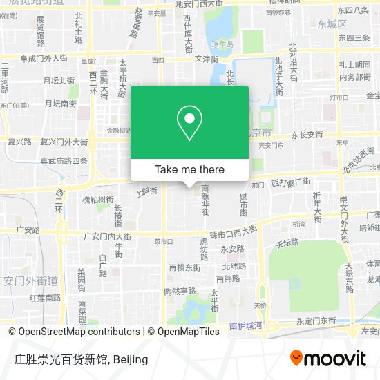 庄胜崇光百货新馆 map