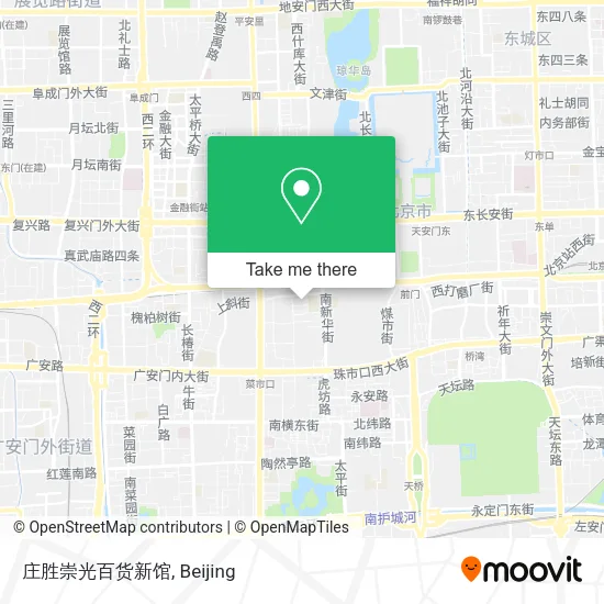 庄胜崇光百货新馆 map