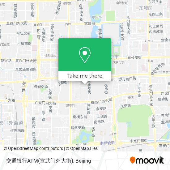 交通银行ATM(宣武门外大街) map