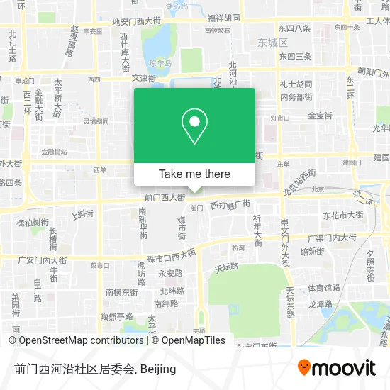 前门西河沿社区居委会 map