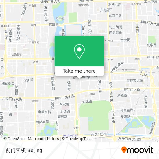 前门客栈 map