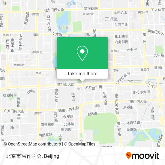 北京市写作学会 map