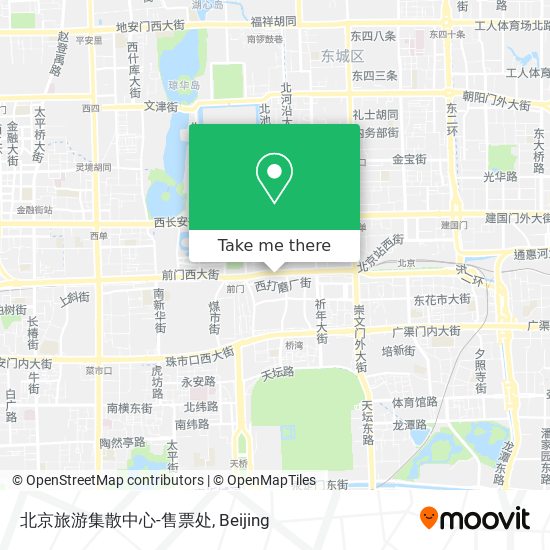 北京旅游集散中心-售票处 map