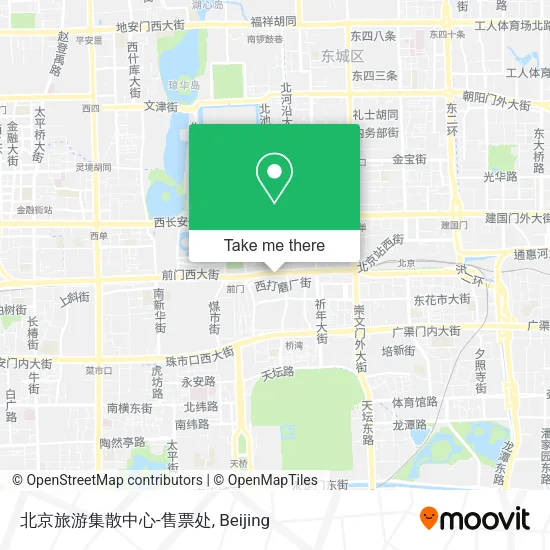 北京旅游集散中心-售票处 map