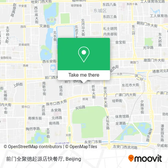 前门全聚德起源店快餐厅 map