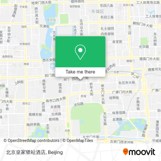 北京皇家驿站酒店 map