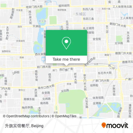 升旗宾馆餐厅 map