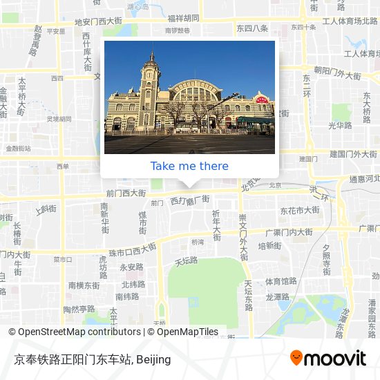 京奉铁路正阳门东车站 map