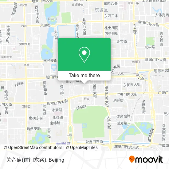 关帝庙(前门东路) map