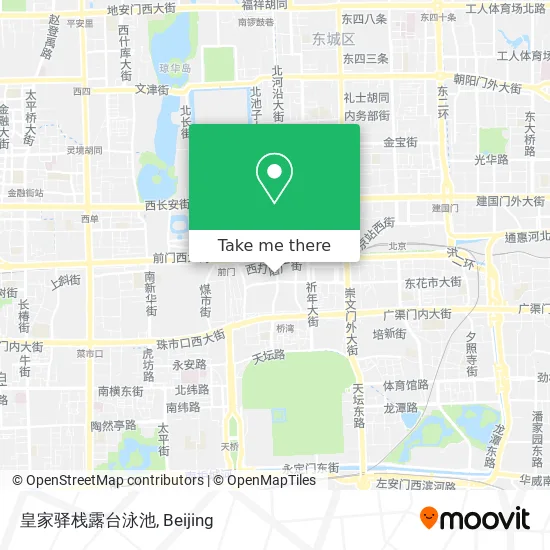 皇家驿栈露台泳池 map