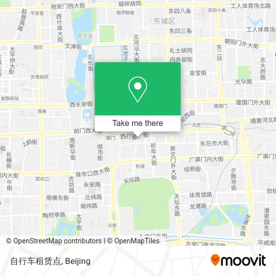 自行车租赁点 map