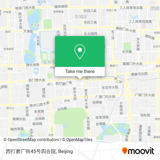 西打磨厂街45号四合院 map