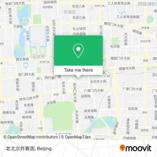 老北京炸酱面 map