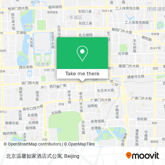北京温馨如家酒店式公寓 map