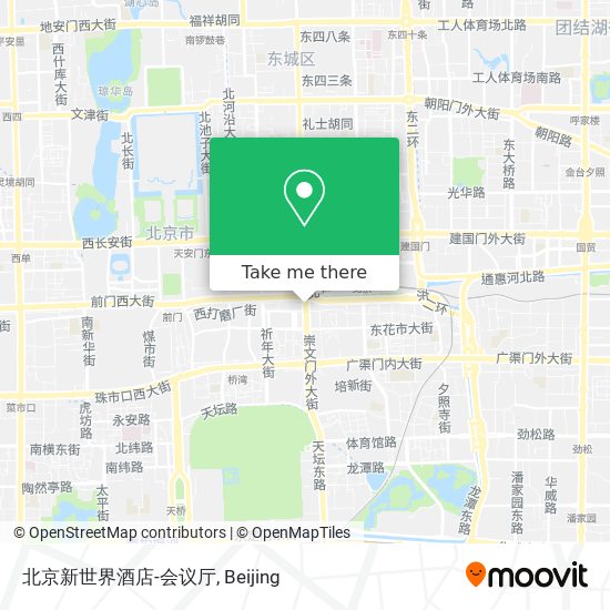 北京新世界酒店-会议厅 map