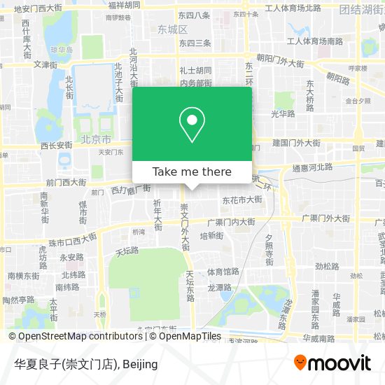 华夏良子(崇文门店) map