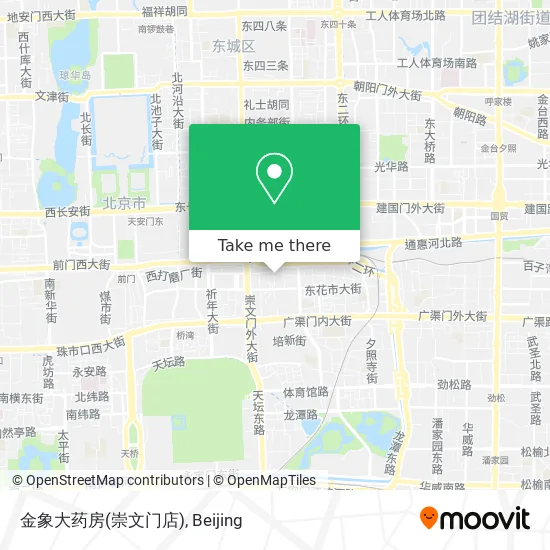 金象大药房(崇文门店) map