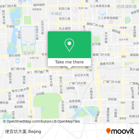 便宜坊大厦 map